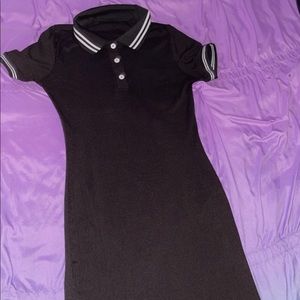 Black & white mini dress